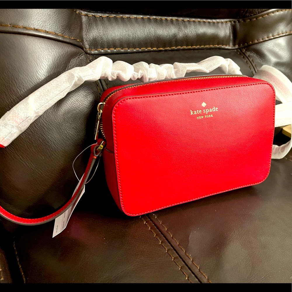 Red Kate spade shoulder bag